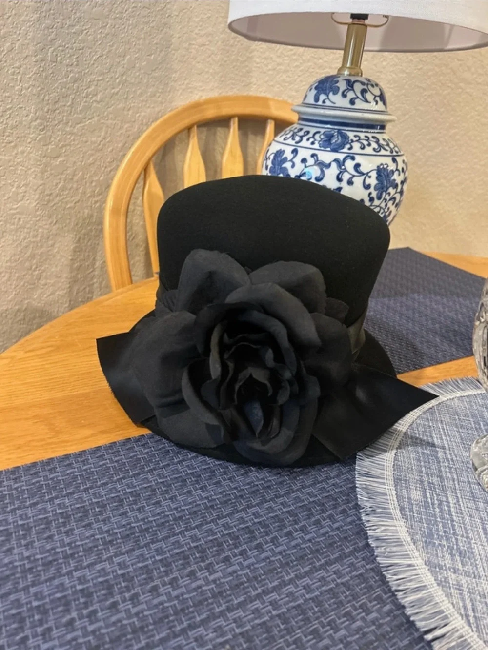 Vintage Commodore 100% Wool Felt Hat